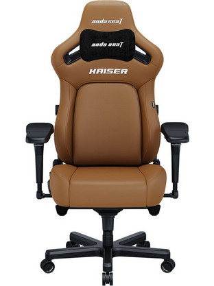 Anda Seat Kaiser 4 XL Καρέκλα Gaming Δερματίνης με Ρυθμιζόμενα Μπράτσα Καφέ AD12YDDC-XLL-20KPVC
