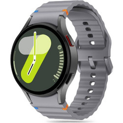 Tech-Protect Silicone Sport Λουράκι Σιλικόνης Crayon Grey (Samsung Galaxy Watch 4 / 5 / 5 Pro / 6 / 7 / FE)
