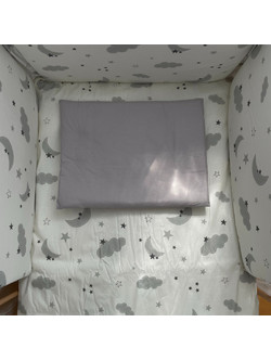 Affetto Clouds Σετ Κούνιας White/Grey 7τμχ