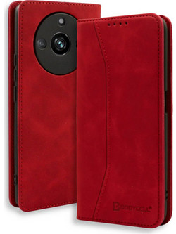 Bodycell PU Leather Book Red (Realme 11 Pro Plus 5G)