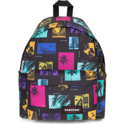 Eastpak Padded Pak'r City Bay Σχολική Τσάντα Πλάτης Γυμνασίου - Λυκείου Μαύρη Φούξια EK0006206O01