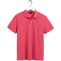 Gant Ανδρική Μπλούζα Polo Κοντομάνικη Φούξια 3G2201-652