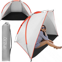 4FIZJO Τέντα Παραλίας Γκρι 200x115x115cm 4FIT342