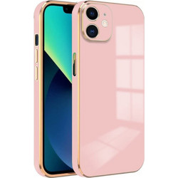 Bodycell Gold Plated Silicon Back Cover Pink (iPhone 12)