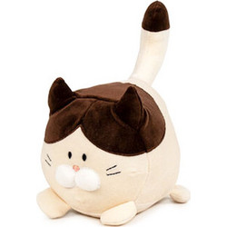 Play By Play Huggy Kitty Μπεζ Καφέ 16cm