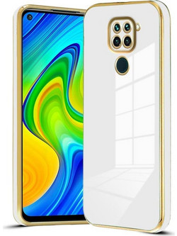 Bodycell Gold Plated Back Cover White (Xiaomi Redmi Note 9)