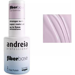 Andreia Fiber Base Soft Lavender Ημιμόνιμο Βερνίκι Νυχιών 10.5ml