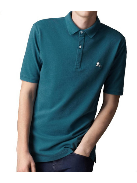 Burberry Ανδρική Μπλούζα Polo Κοντομάνικη Πετρόλ 38453311