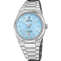 Festina Ανδρικό Ρολόι με Ασημί Μεταλλικό Μπρασελέ F20051/3