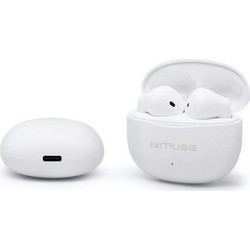 Muse M-270 Ακουστικά Bluetooth Earbud Ανθεκτικά στο Νερό White