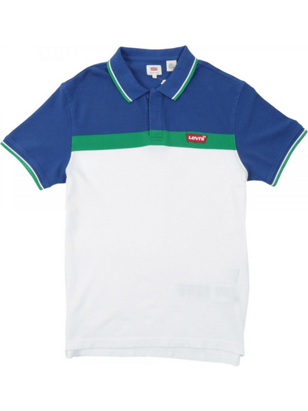 Levi's Ανδρική Μπλούζα Polo Κοντομάνικη Λευκή Μπλε 69948-0006