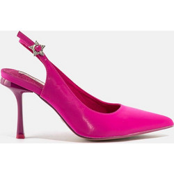 MariaMare Γόβες Slingback Δερμάτινες με Τακούνι Στιλέτο Φούξια 68349-C54424