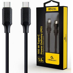 Cablexpert USB-C to USB-C 100W 1.5m Black CC-USB2-CMCM100-1.5M
