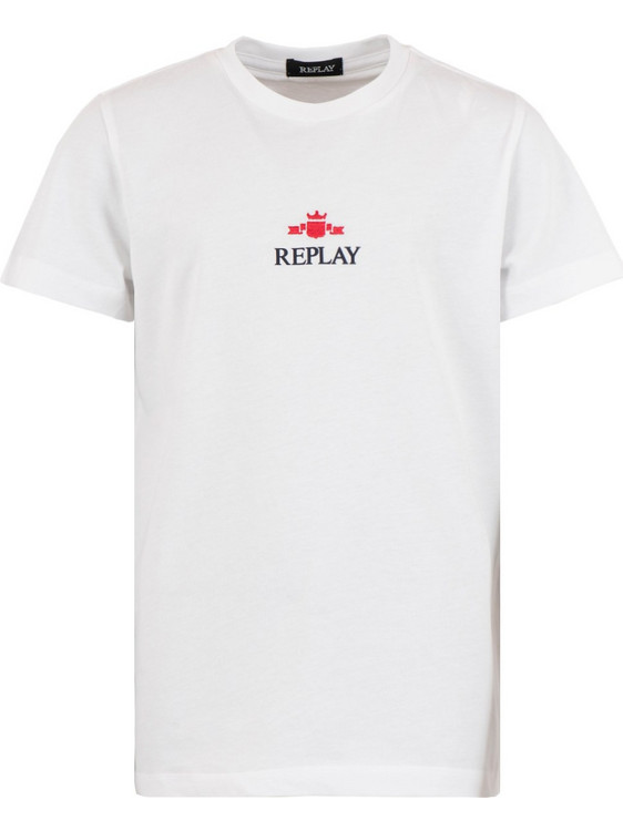 Replay Παιδικό T-Shirt Κοντομάνικο Λευκό SB7404-056-2660-001