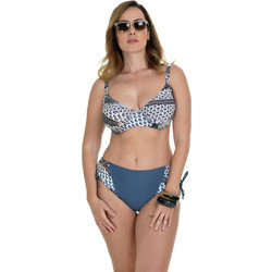 MiandMi Bikini Set Ψηλόμεσο Πετρόλ 24029-26072