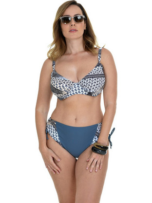 MiandMi Bikini Set Ψηλόμεσο Πετρόλ 24029-26072