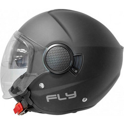 Pilot Helmets Fly SV Matt Black Κράνος Μηχανής Jet 1300gr