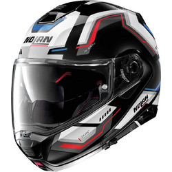 Nolan N100-5 Black White Blue Red 63 Κράνος Μηχανής Flip-Up 1600gr