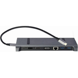 Cablexpert USB-C Docking Station με HDMI 4K PD Ethernet