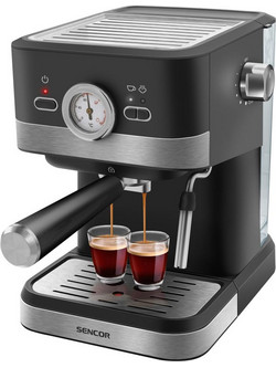 Sencor SES 1721BK Αυτόματη Μηχανή Espresso 1050W 20bar