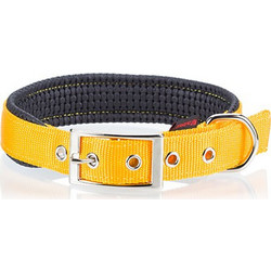 Pet Interest Neoprene Standard Fluo Κολάρο Σκύλου Κίτρινο 1.6x35cm