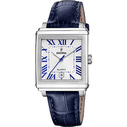 Festina Γυναικείο Ρολόι με Μπλε Δερμάτινο Λουράκι F20682/2