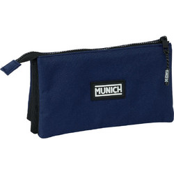 Munich Basic Κασετίνα με 3 Θήκες Navy Μπλε S4310916