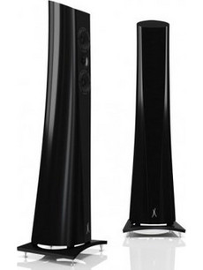 Estelon Aura Ζεύγος Ηχείων Hi-Fi Δαπέδου 200W 3 Δρόμων Black Gloss