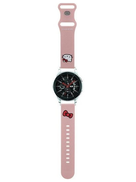 Hello Kitty Head Λουράκι Σιλικόνης Pink (Universal 22mm)