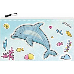 Diamond Dotz Dolphin Party Θήκη Diamond Painting Kit 21.5x14cm DTZ14.009