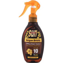 Vivaco Sun Argan Bronz Λάδι Μαυρίσματος Σώματος SPF10 200ml