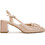 Versace 19V69 Γόβες Λουστρίνι με Χοντρό Ψηλό Τακούνι & Λουράκι Nude AM3C3156-199