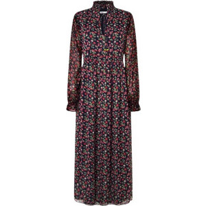 Pepe Jeans Midi Βραδινό Φόρεμα Floral Πολυεστέρας Μαύρο PL953602-594