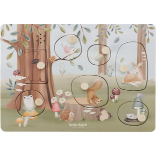 Παιδικό Puzzle Little Dutch Ξύλινο Forest Friends 7 Κομμάτια