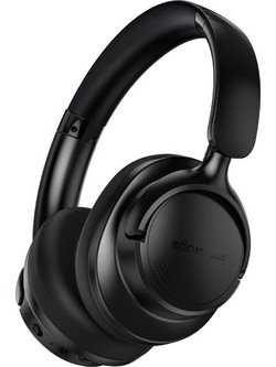 Boompods ANC+ HPANCB Ασύρματα Bluetooth Ακουστικά Over Ear Μαύρα