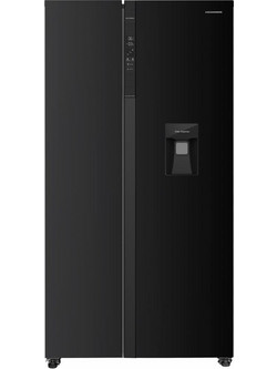 Heinner HSBS-HM529NFBKWDE Ψυγείο Ντουλάπα 532lt Υ177xΠ90xΒ66cm Μαύρο