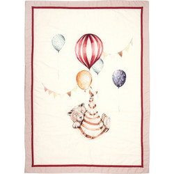 Greenwich Polo Club Essential 8850 Βρεφικό Πάπλωμα Κούνιας 150x110cm Μπεζ Μπορντό