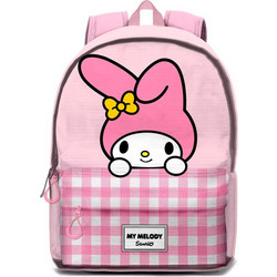 Karactermania Hello Kitty My Melody Σχολική Τσάντα Πλάτης Δημοτικού Ροζ 07720