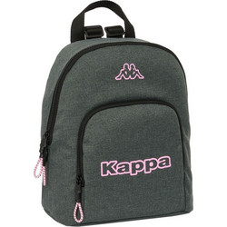 Kappa Mini Σχολική Τσάντα Πλάτης Δημοτικού Ανθρακί 8412688550623