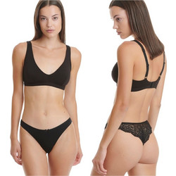 Walk Γυναικεία Brazil με Δαντέλα Μαύρα 2Pack W2043-02