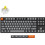 Keychron K8 Max QMK Ασύρματο Μηχανικό Gaming Πληκτρολόγιο TenKeyLess με Keychron Super Banana Διακόπτες RGB Grey