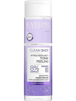 Eveline Clean Shot 8% AHA, BHA & PHA Peeling Tonic 200ml