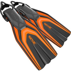 Seac Sub Open Heel Sling Strap Βατραχοπέδιλα Κατάδυσης Orange