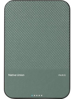 Native Union Wireless Magsafe Power Bank 5000mAh 20W με Θύρα USB-C Power Delivery Green