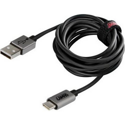 Lampa USB-A to USB-C 2m Black L3889.1/T