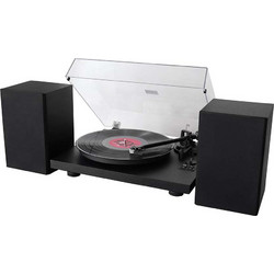 Soundmaster PL711 Πικάπ με Ηχεία & Προενίσχυση Bluetooth & USB Μαύρο