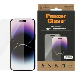 PanzerGlass Ultra-Wide Fit Antibacterial Tempered Glass (iPhone 14 Pro Max)