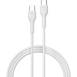 Devia EC151 USB-C to USB-C 1m White 6938595379543