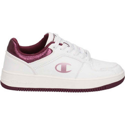 Champion Foil Low Cut Γυναικεία Sneakers Λευκά Μπορντό S11711-WW013