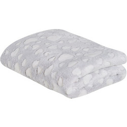 Das Home Relax 4909 Κουβέρτα Αγκαλιάς Βελουτέ 75x100 Γκρι